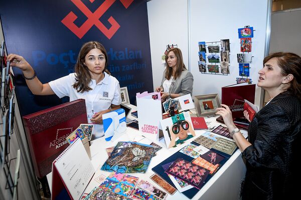 1-я Азербайджанская международная выставка Реклама и печатное производство - Sputnik Азербайджан