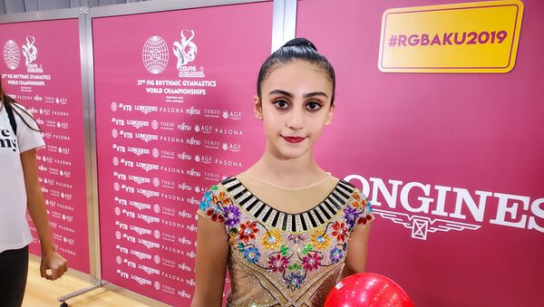 Азербайджанская гимнастка Зохра Агамирова  - Sputnik Азербайджан
