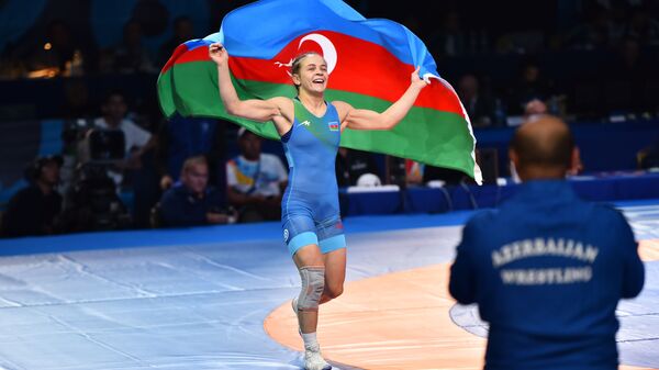 Мария Стадник победила на чемпионате мира в Нур-Султане (Казахстан) - Sputnik Azərbaycan