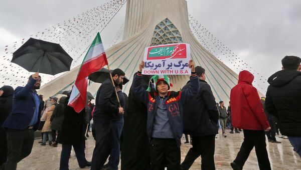 Антиамериканский митинг в Тегеране, фото из архива - Sputnik Азербайджан