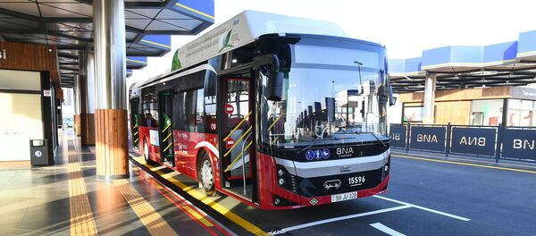 Автобус BakuBus, фото из архива Автобус BakuBus, фото из архива - Sputnik Азербайджан