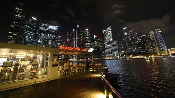 Вид на Сингапур, фото из архива - Sputnik Азербайджан