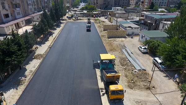 Участок улицы Шафаята Мехтиева между ее пересечением с улицами Абдурагима Хагвердиева и Льва Ландау - Sputnik Азербайджан