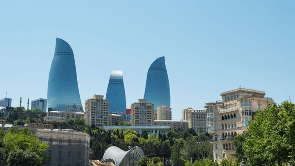 Комплекс Flame Towers в Баку - Sputnik Azərbaycan
