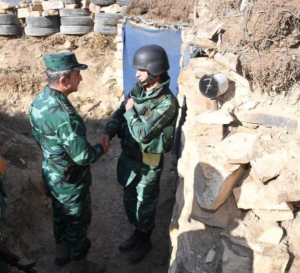 Начальник ГПС приказал усилить службу на азербайджано-армянской границе Начальник ГПС приказал усилить службу на азербайджано-армянской границе - Sputnik Азербайджан