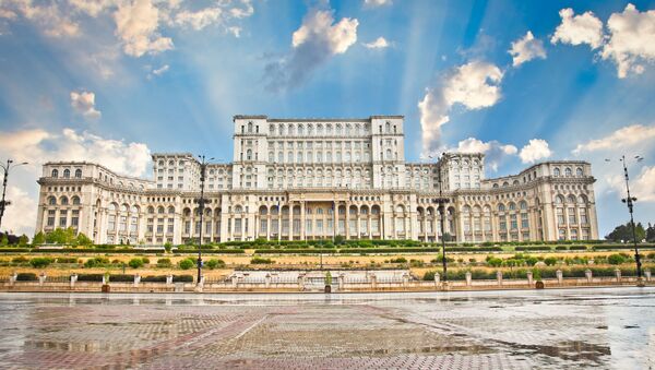 Здание парламента в Бухаресте - Sputnik Азербайджан
