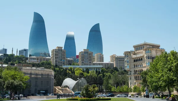  Flame Towers kompleksi - Sputnik Азербайджан