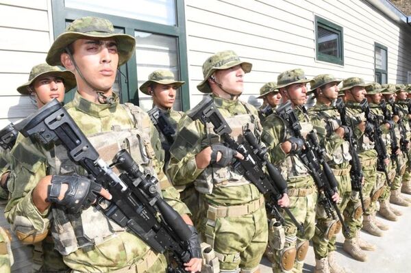 На границе Азербайджана с Грузией открылся новый комплекс погранзаставы На границе Азербайджана с Грузией открылся новый комплекс погранзаставы - Sputnik Азербайджан