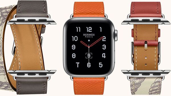 Роскошная серия часов Apple Watch Hermès - Sputnik Азербайджан
