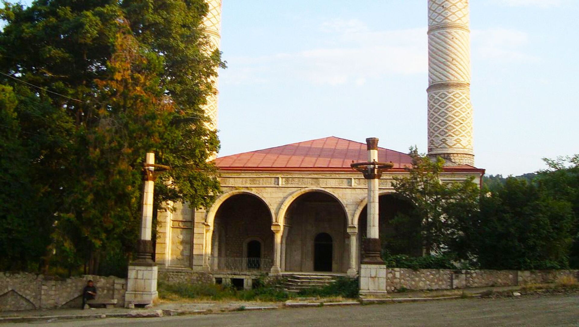 Şuşadakı Yuxarı Gövhərağa məscidi, arxiv şəkli - Sputnik Azərbaycan, 1920, 13.05.2021