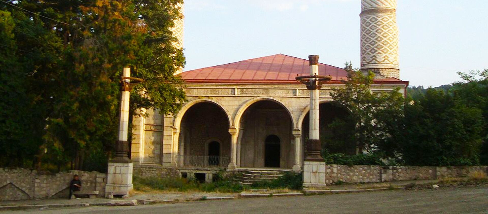 Şuşadakı Yuxarı Gövhərağa məscidi, arxiv şəkli - Sputnik Azərbaycan, 1920, 13.05.2021