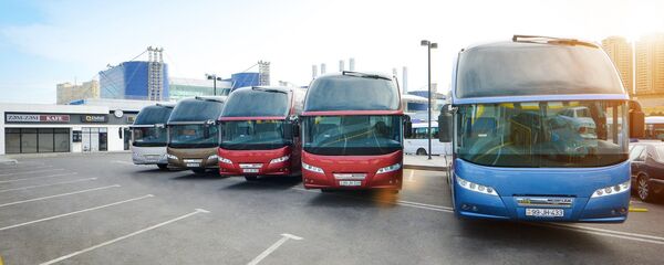 Автобусы, фото из архива Автобусы, фото из архива - Sputnik Азербайджан