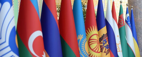 Эмблема и флаги участников Содружества Независимых Государств Эмблема и флаги участников Содружества Независимых Государств - Sputnik Азербайджан