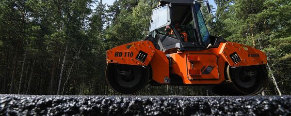 Ремонт автодорог, фото из архива - Sputnik Азербайджан