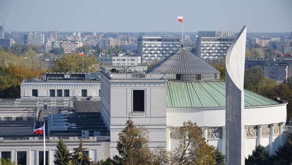 Здание парламента Польши, архивное фото - Sputnik Азербайджан