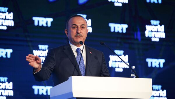  Министр иностранных дел Турции Мевлют Чавушоглу - Sputnik Azərbaycan