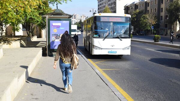 Автобусы в Баку, фото из архива - Sputnik Azərbaycan
