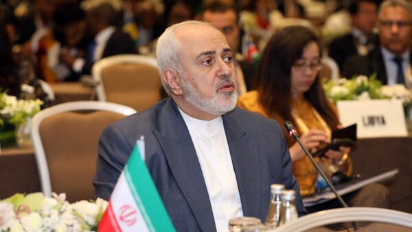 Министр иностранных дел Ирана Мохаммад Джавад Зариф - Sputnik Azərbaycan