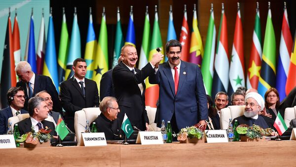 Президент Венесуэлы Николас Мадуро и Президент Азербайджана Ильхам Алиев  - Sputnik Азербайджан