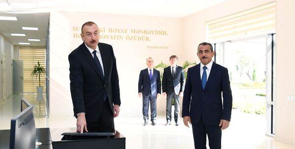 Президент Алиев посетил Габалинский район - фото Президент Алиев посетил Габалинский район - фото - Sputnik Азербайджан