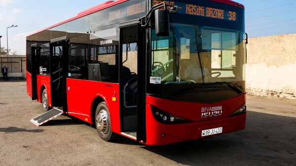 Bakıya gətirilən yeni “İsuzu Citibus” markalı avtobus  - Sputnik Azərbaycan