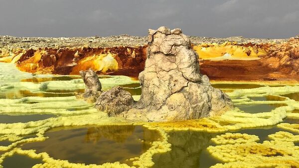 Efiopiyanın Dallol vadisi, arxiv şəkli - Sputnik Azərbaycan