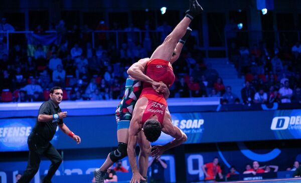 Азербайджанский борец стал вице-чемпионом мира - видео Азербайджанский борец стал вице-чемпионом мира - видео - Sputnik Азербайджан