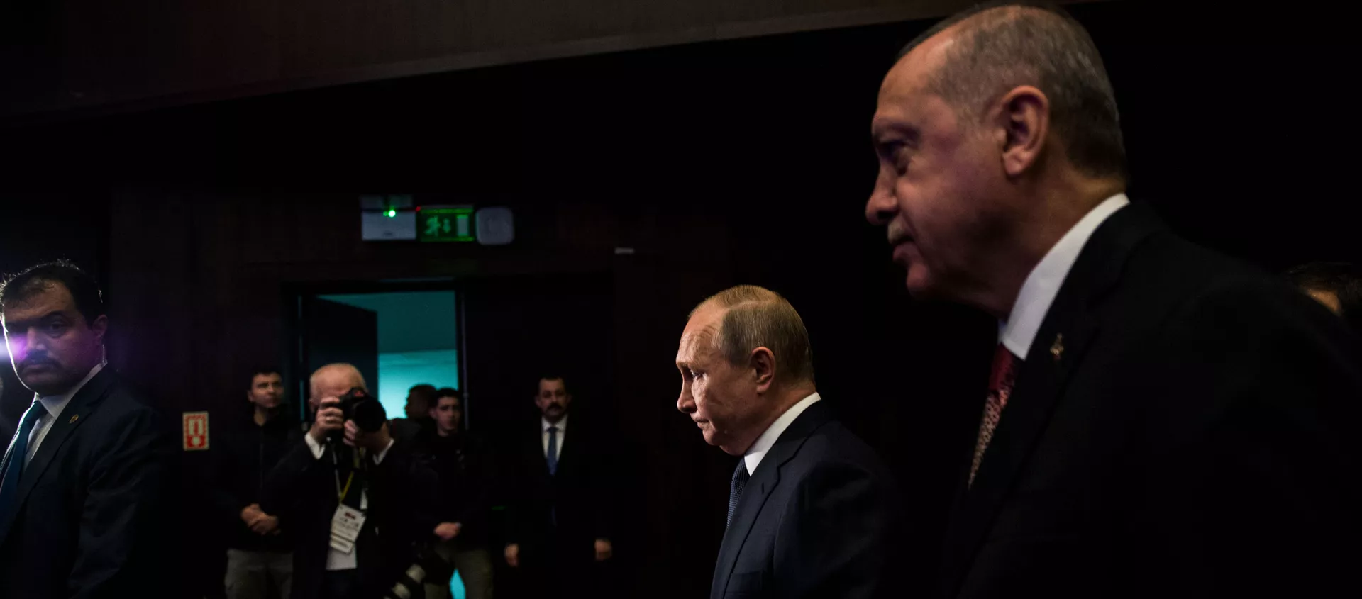 Президенты России и Турции Владимир Путин и Реджеп Тайип  - Sputnik Азербайджан, 1920, 10.11.2019