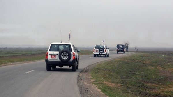 Мониторинг ОБСЕ на линии соприкосновения войск Азербайджана и Армении - Sputnik Azərbaycan