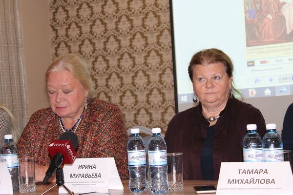 Ведущие актеры Малого театра Москвы в Баку: для нас это вкусные гастроли Ведущие актеры Малого театра Москвы в Баку: для нас это вкусные гастроли - Sputnik Азербайджан