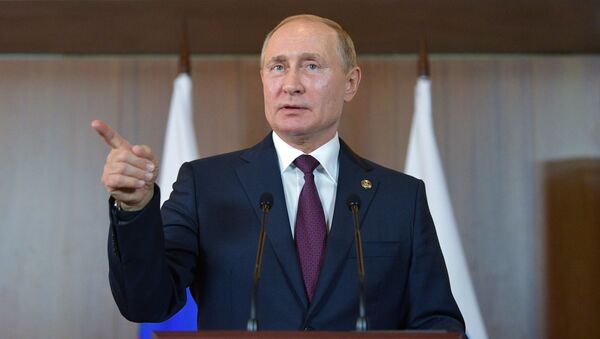 Президент РФ  Владимир Путин, фото из архива - Sputnik Азербайджан