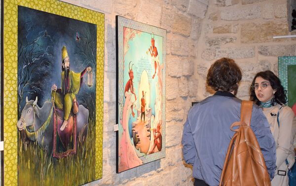 В галерее Art Tower открылась выставка азербайджанского художника Зохраба Салам-заде под названием «Секреты гармонии» - Sputnik Азербайджан