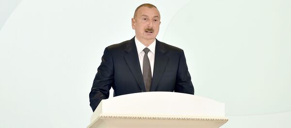 Президент Азербайджана Ильхам Алиев Президент Азербайджана Ильхам Алиев - Sputnik Азербайджан
