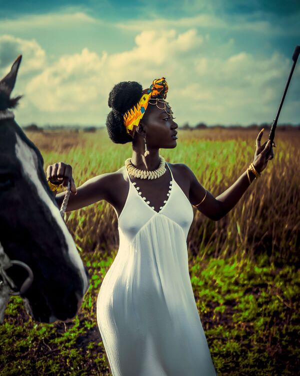 Снимок Yaa Asantewaa фотографа из Ганы, представленный на фотоконкурсе The World's Best Photos of #Fashion2019  - Sputnik Азербайджан