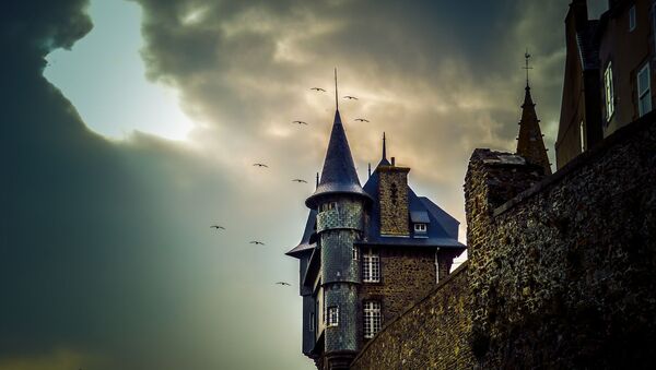 Замок во Франции, фото из архива - Sputnik Azərbaycan