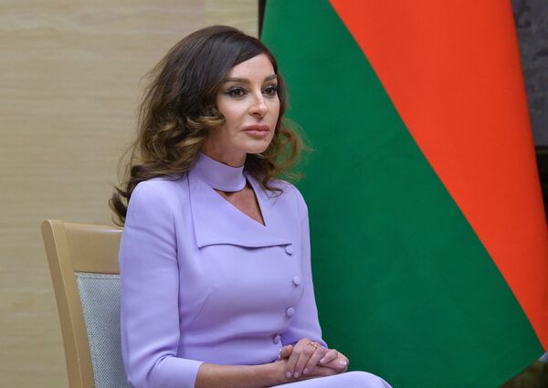 Владимир Путин и Мехрибан Алиева провели встречу в Москве - фото, видео Владимир Путин и Мехрибан Алиева провели встречу в Москве - фото, видео - Sputnik Азербайджан