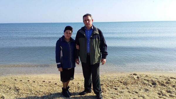 Олег и Анна Заболотные из города Сумгайыт воспитывают 14 детей - Sputnik Азербайджан