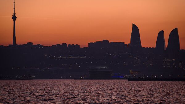 Вид на Баку с Каспийского моря - Sputnik Azərbaycan