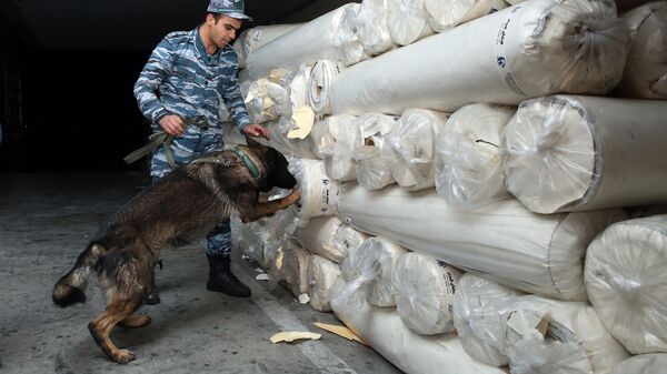 Biləsuvar gömrük postunda süni dəri yükündə aşkarlanan 304 kiloqramdan çox heroin - Sputnik Азербайджан