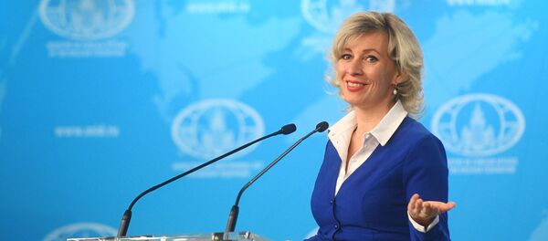 Rusiya Xarici İşlər Nazirliyinin rəsmi nümayəndəsi Mariya Zaxarova Rusiya Xarici İşlər Nazirliyinin rəsmi nümayəndəsi Mariya Zaxarova - Sputnik Азербайджан