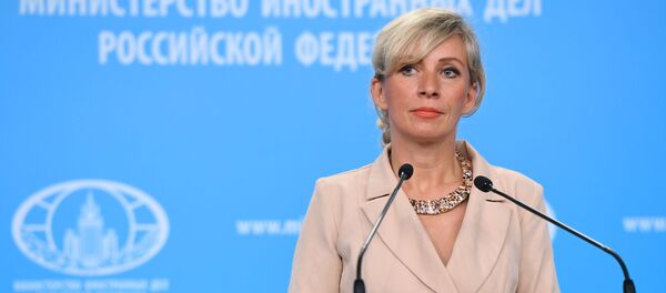 Rusiya Xarici İşlər Nazirliyinin rəsmi nümayəndəsi Mariya Zaxarova - Sputnik Азербайджан