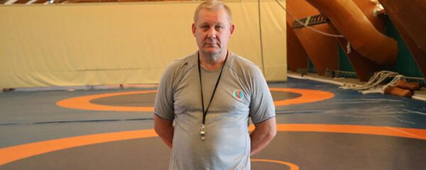 Главный тренер сборной Азербайджана по греко-римской борьбе Александр Тараканов, фото из архива - Sputnik Азербайджан