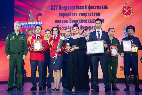 Солисты военного оркестра Азербайджана стали лауреатами фестиваля Катюша-2019 Солисты военного оркестра Азербайджана стали лауреатами фестиваля Катюша-2019 - Sputnik Азербайджан