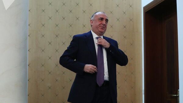 Министр иностранных дел Азербайджана Эльмар Мамедъяров - Sputnik Azərbaycan