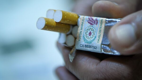 Акциз на сигареты, фото из архива - Sputnik Азербайджан