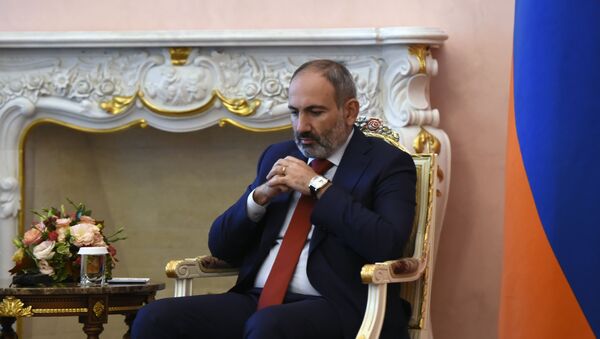 Премьер-министр Армении Никол Пашинян - Sputnik Azərbaycan