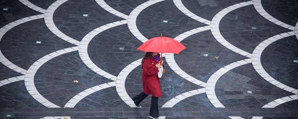 Дождливая погода в Баку Дождливая погода в Баку - Sputnik Азербайджан