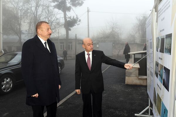 Президент Азербайджана совершил визит в Шамахинский район - фото Президент Азербайджана совершил визит в Шамахинский район - фото - Sputnik Азербайджан