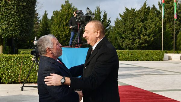 İordaniyanın Kralı II Abdullahın rəsmi qarşılanma mərasimi olub - Sputnik Azərbaycan