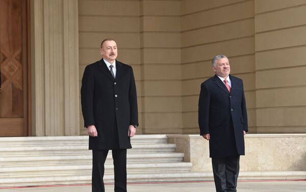 İordaniyanın Kralı II Abdullahın rəsmi qarşılanma mərasimi - Sputnik Azərbaycan